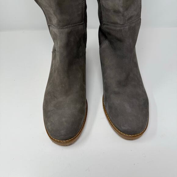 Lucky Brand Boots Women's 8.5M 39 Leather Textile Upper Knee High Dress Boot NWT - Picture 11 of 16
